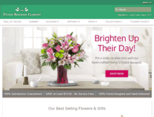 Tablet Screenshot of peterrogersflowers.com